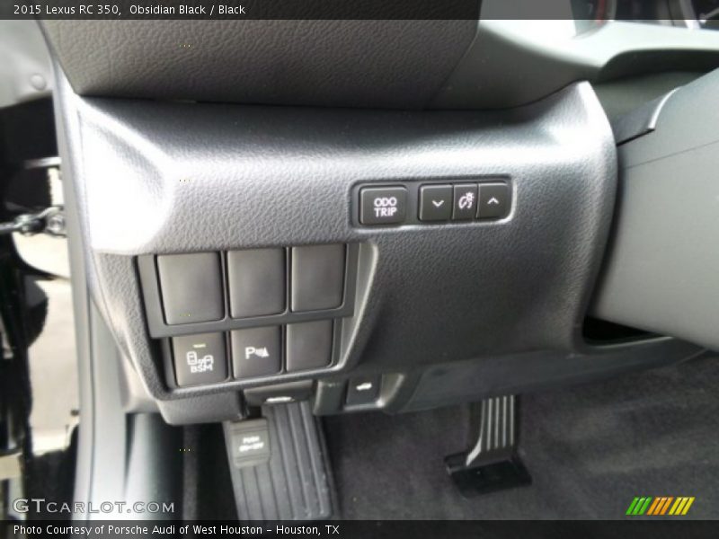 Controls of 2015 RC 350