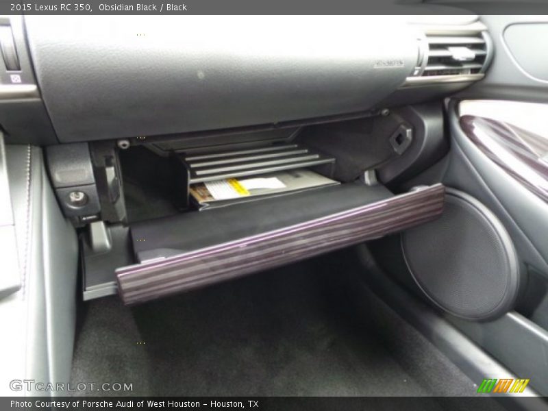 Obsidian Black / Black 2015 Lexus RC 350