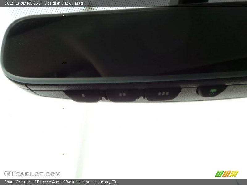 Controls of 2015 RC 350