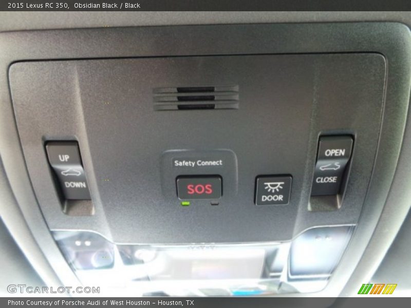 Controls of 2015 RC 350