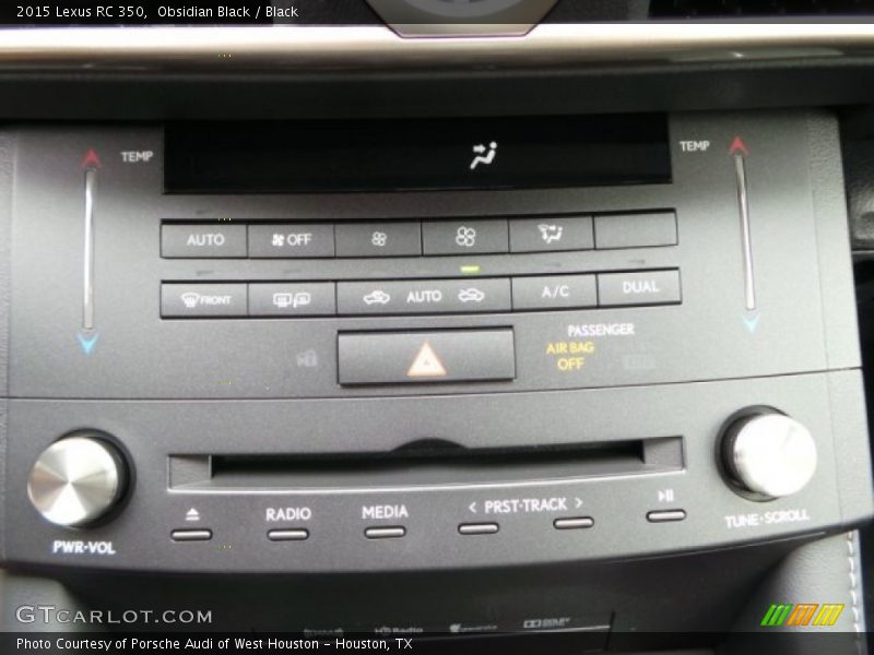 Controls of 2015 RC 350