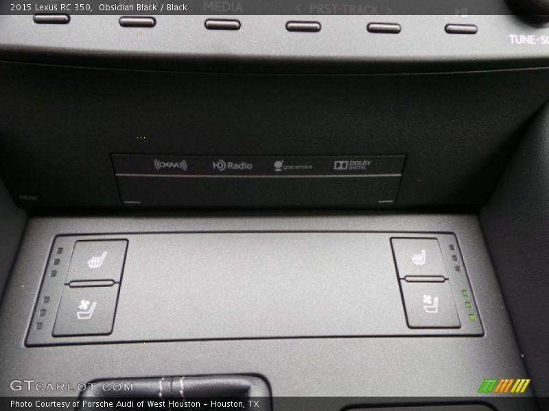 Controls of 2015 RC 350