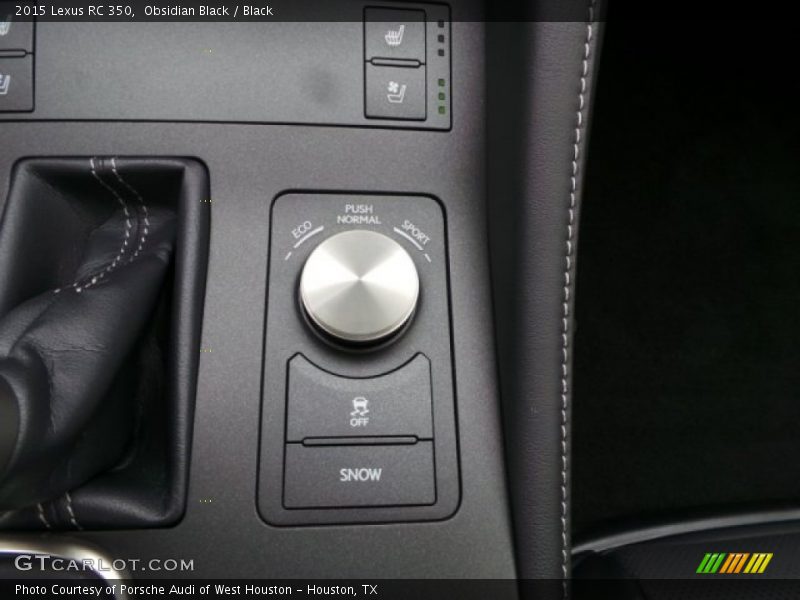 Controls of 2015 RC 350