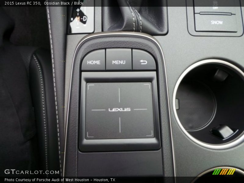 Controls of 2015 RC 350