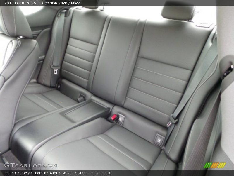 Rear Seat of 2015 RC 350