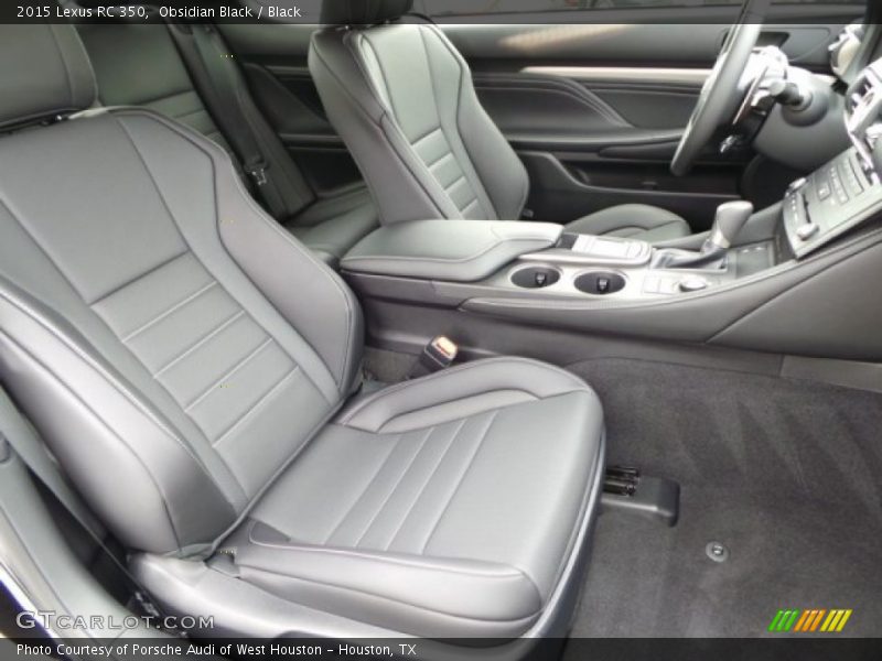 Front Seat of 2015 RC 350