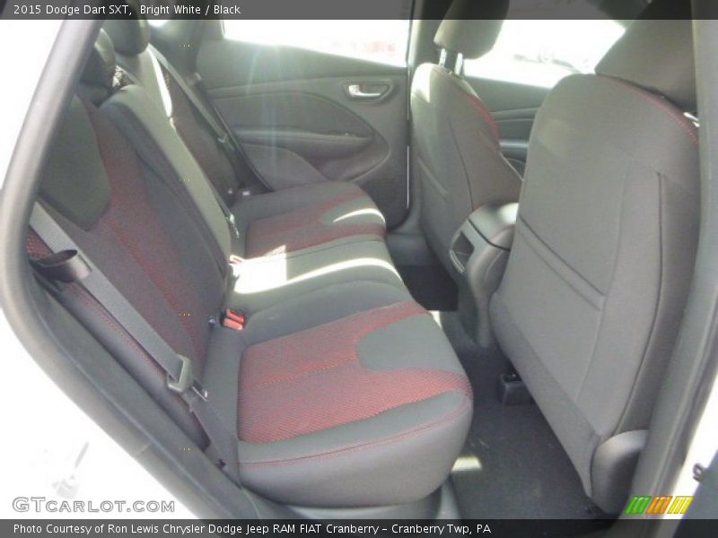 Bright White / Black 2015 Dodge Dart SXT
