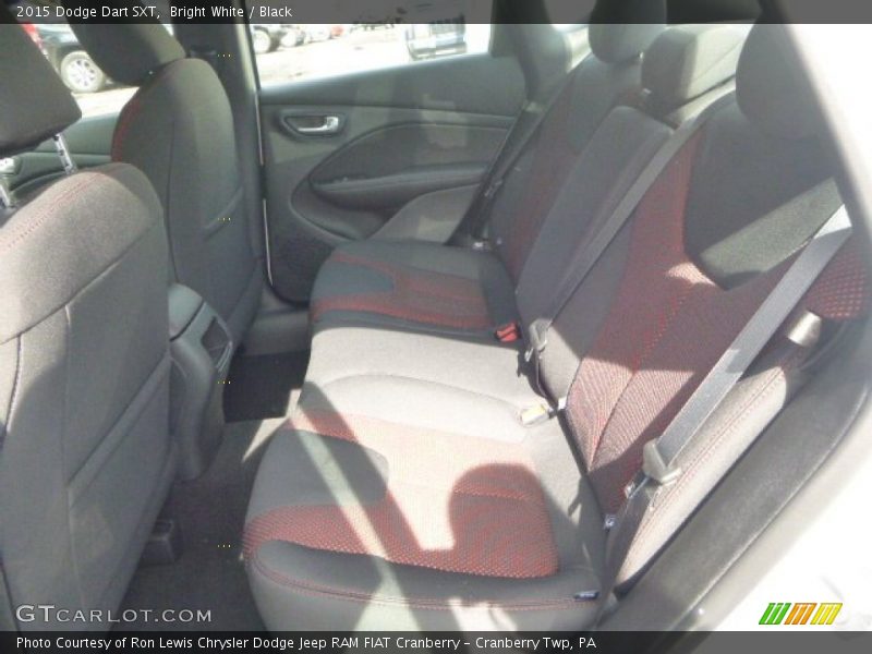 Bright White / Black 2015 Dodge Dart SXT