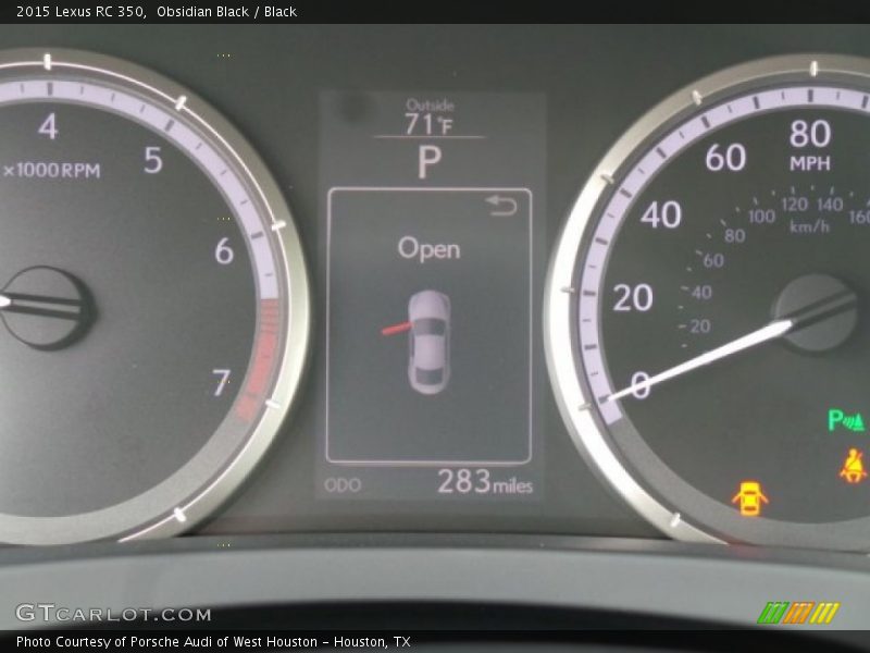  2015 RC 350 350 Gauges