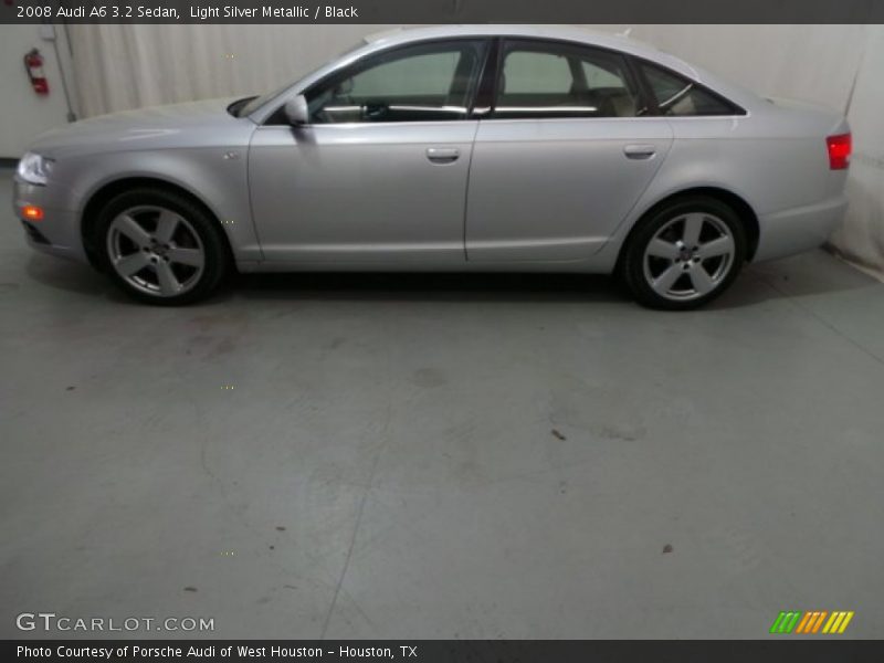 Light Silver Metallic / Black 2008 Audi A6 3.2 Sedan