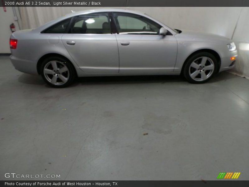 Light Silver Metallic / Black 2008 Audi A6 3.2 Sedan