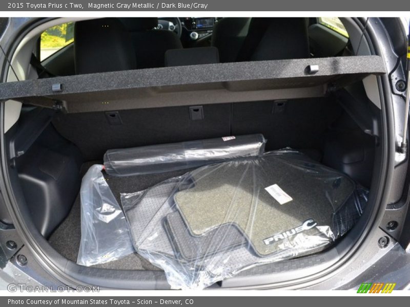 Magnetic Gray Metallic / Dark Blue/Gray 2015 Toyota Prius c Two