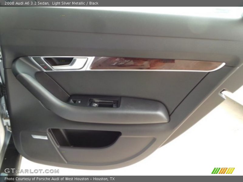 Light Silver Metallic / Black 2008 Audi A6 3.2 Sedan