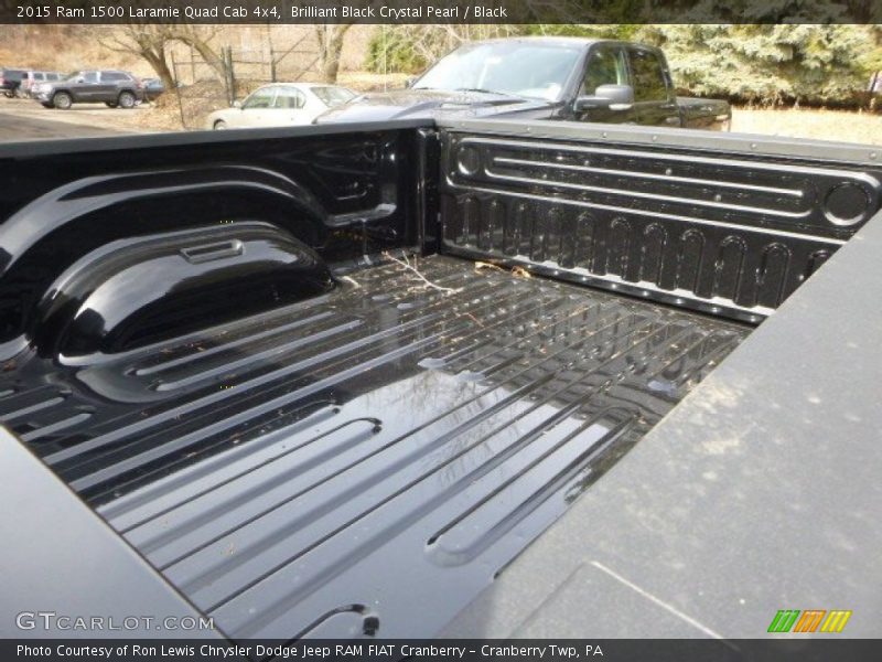 Brilliant Black Crystal Pearl / Black 2015 Ram 1500 Laramie Quad Cab 4x4