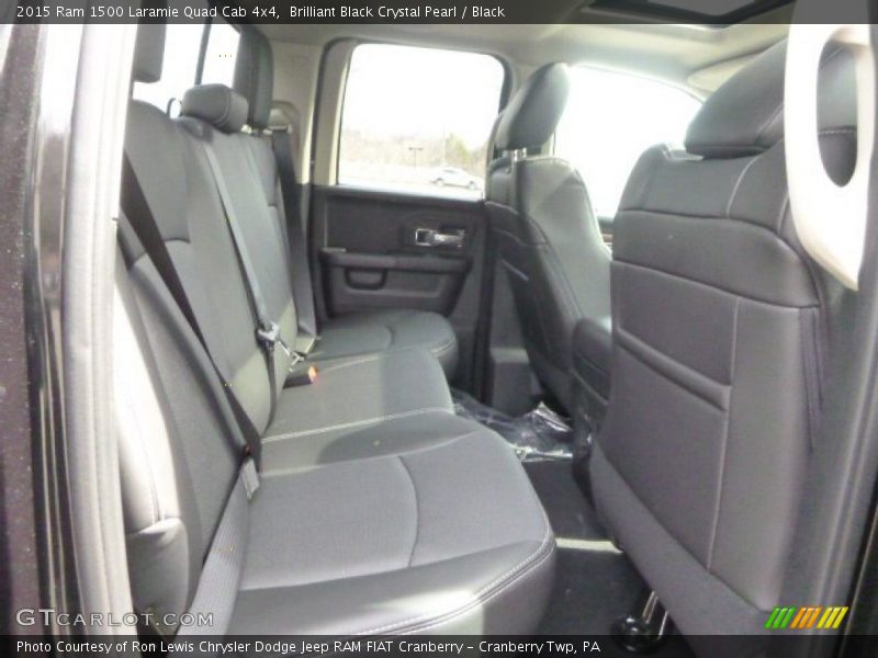 Rear Seat of 2015 1500 Laramie Quad Cab 4x4