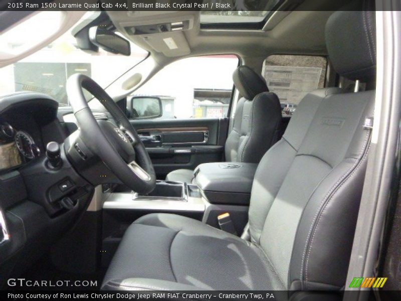 Front Seat of 2015 1500 Laramie Quad Cab 4x4