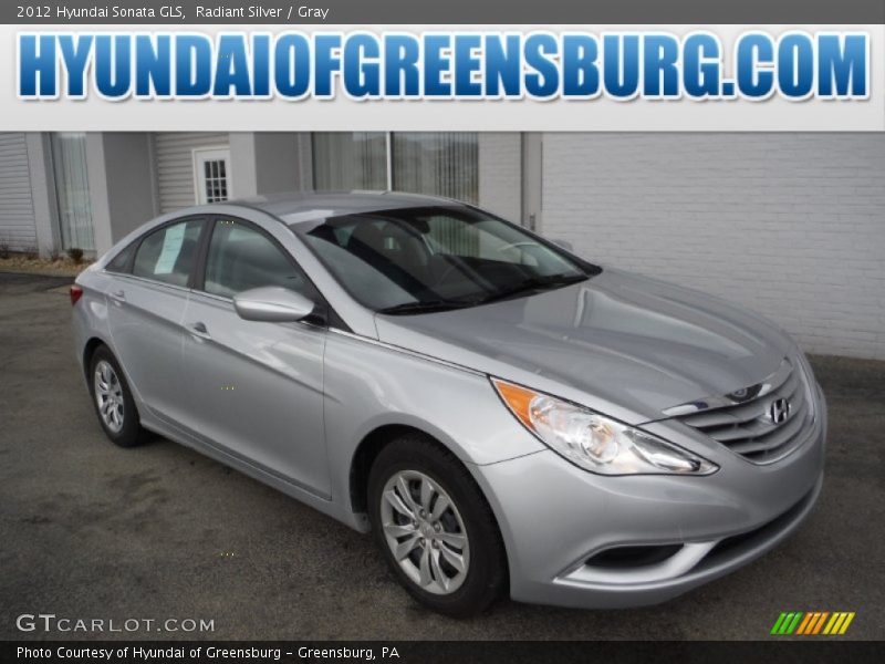 Radiant Silver / Gray 2012 Hyundai Sonata GLS