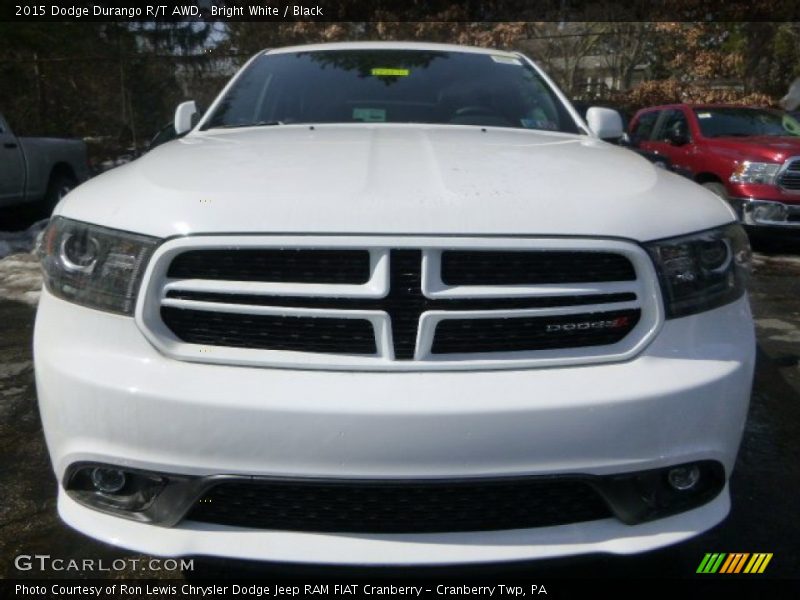 Bright White / Black 2015 Dodge Durango R/T AWD