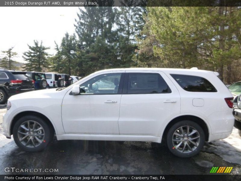 Bright White / Black 2015 Dodge Durango R/T AWD