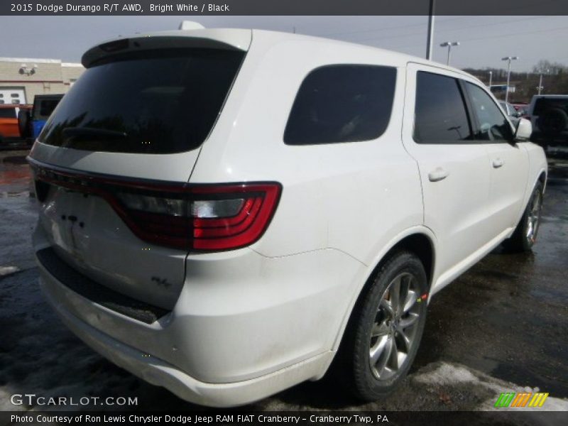 Bright White / Black 2015 Dodge Durango R/T AWD