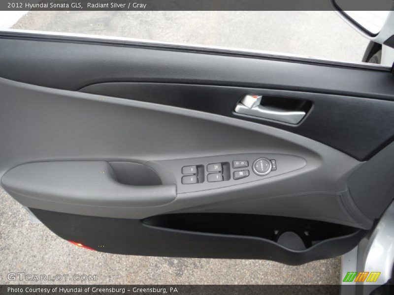 Radiant Silver / Gray 2012 Hyundai Sonata GLS