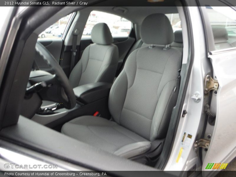 Radiant Silver / Gray 2012 Hyundai Sonata GLS