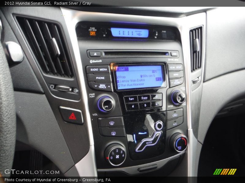 Radiant Silver / Gray 2012 Hyundai Sonata GLS