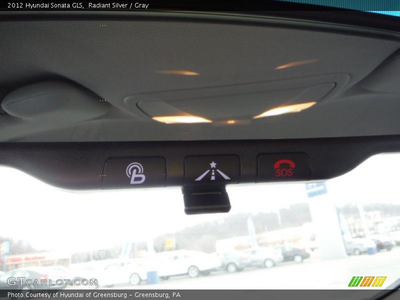 Radiant Silver / Gray 2012 Hyundai Sonata GLS