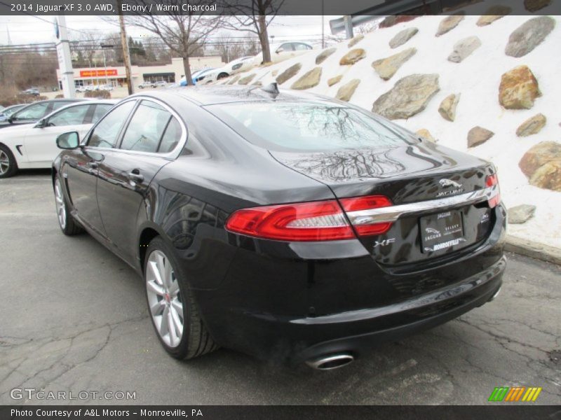 Ebony / Warm Charcoal 2014 Jaguar XF 3.0 AWD