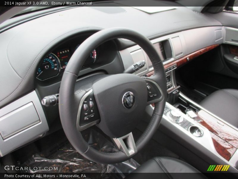 Ebony / Warm Charcoal 2014 Jaguar XF 3.0 AWD