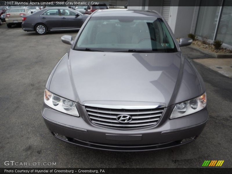Steel Gray Metallic / Gray 2007 Hyundai Azera Limited