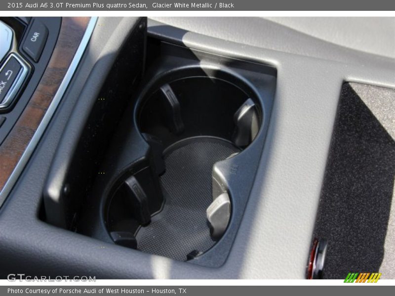 Glacier White Metallic / Black 2015 Audi A6 3.0T Premium Plus quattro Sedan