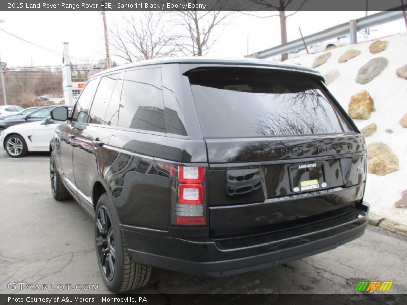 Santorini Black / Ebony/Ebony 2015 Land Rover Range Rover HSE