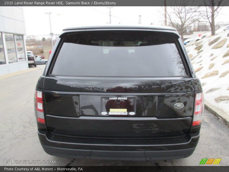 Santorini Black / Ebony/Ebony 2015 Land Rover Range Rover HSE