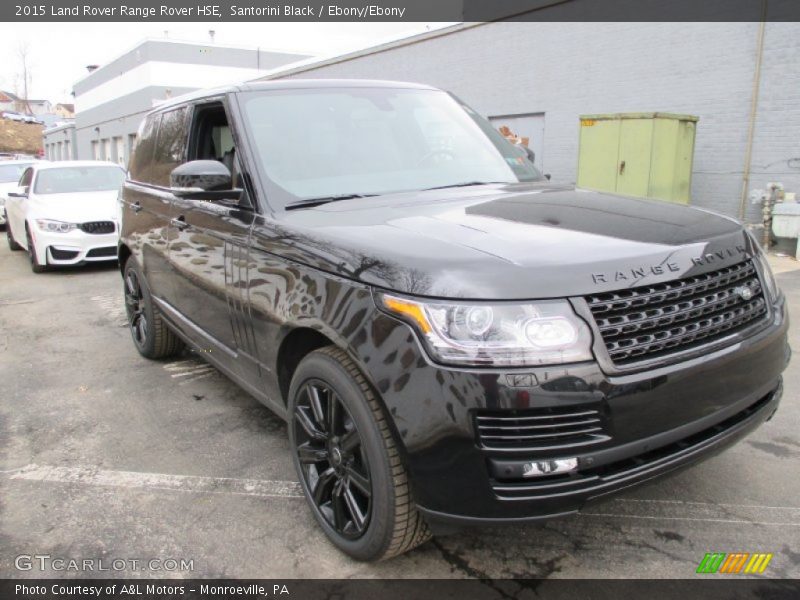 Santorini Black / Ebony/Ebony 2015 Land Rover Range Rover HSE