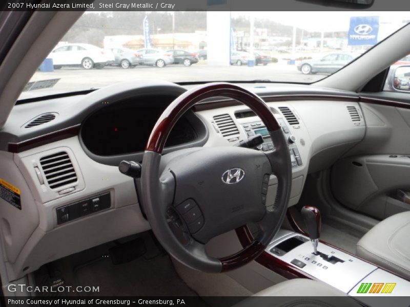 Steel Gray Metallic / Gray 2007 Hyundai Azera Limited