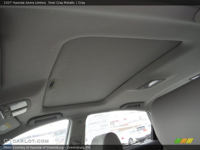 Steel Gray Metallic / Gray 2007 Hyundai Azera Limited