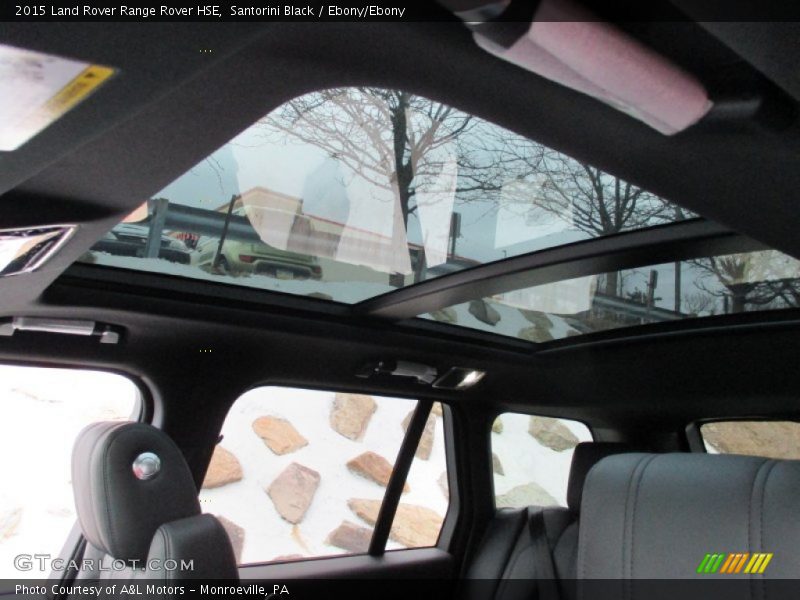 Sunroof of 2015 Range Rover HSE