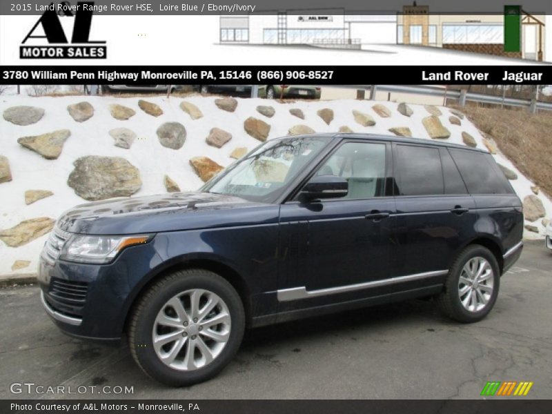 Loire Blue / Ebony/Ivory 2015 Land Rover Range Rover HSE