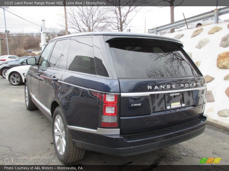 Loire Blue / Ebony/Ivory 2015 Land Rover Range Rover HSE