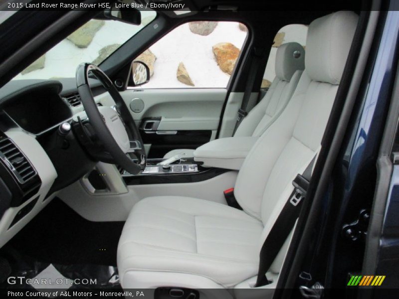  2015 Range Rover HSE Ebony/Ivory Interior