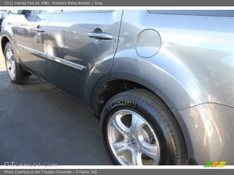 Polished Metal Metallic / Gray 2012 Honda Pilot EX 4WD
