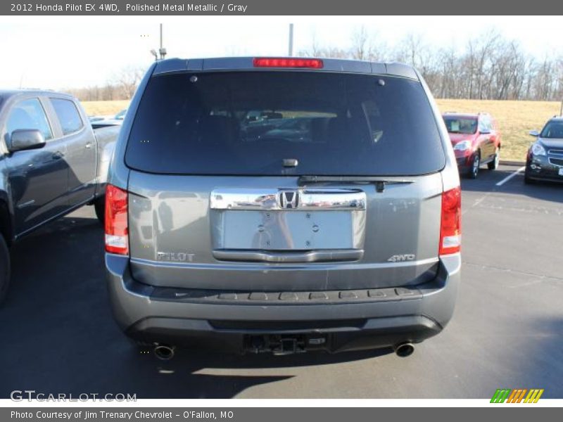 Polished Metal Metallic / Gray 2012 Honda Pilot EX 4WD