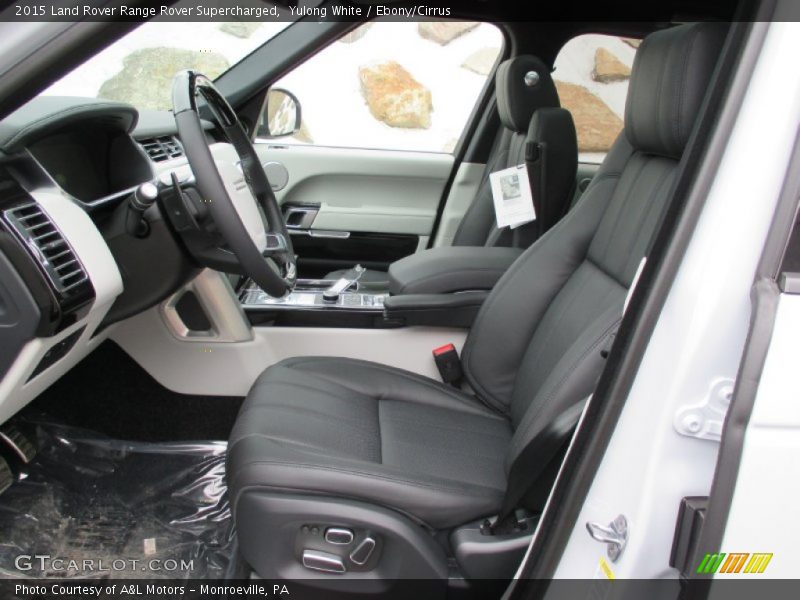 2015 Range Rover Supercharged Ebony/Cirrus Interior