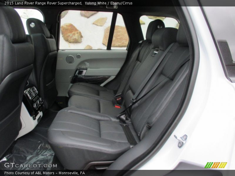 Rear Seat of 2015 Range Rover Supercharged