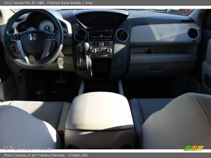Polished Metal Metallic / Gray 2012 Honda Pilot EX 4WD