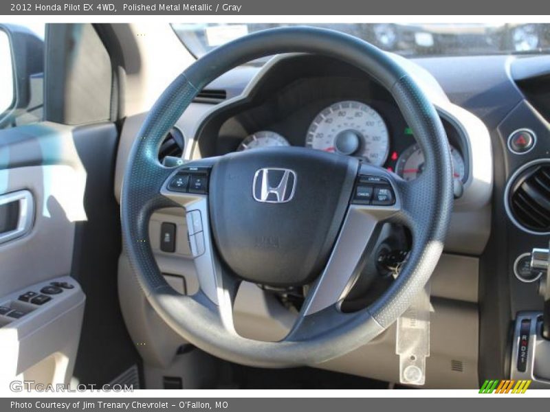 Polished Metal Metallic / Gray 2012 Honda Pilot EX 4WD