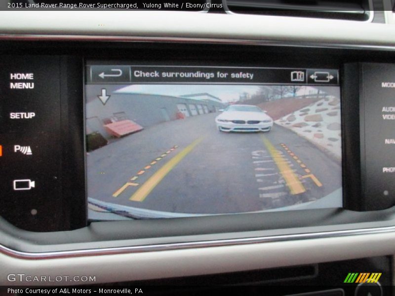 Yulong White / Ebony/Cirrus 2015 Land Rover Range Rover Supercharged