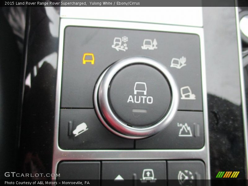 Controls of 2015 Range Rover Supercharged