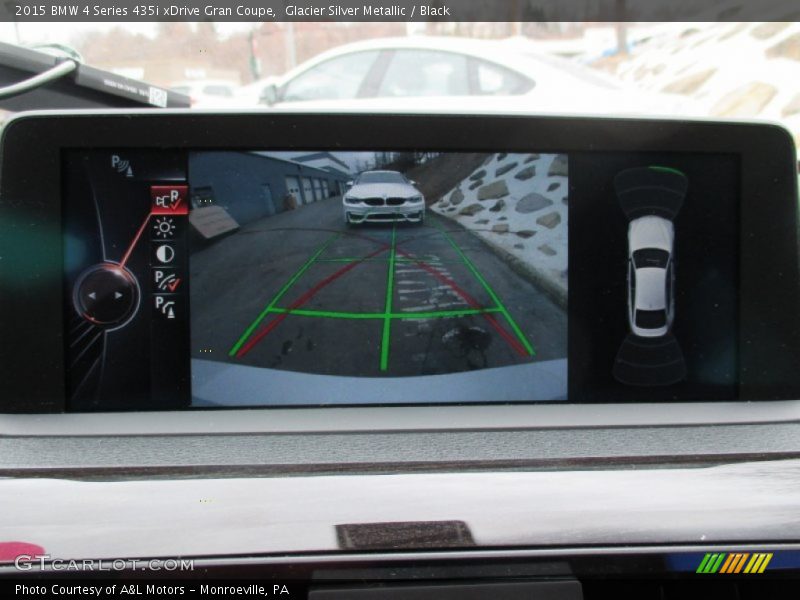 Glacier Silver Metallic / Black 2015 BMW 4 Series 435i xDrive Gran Coupe